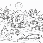 Winter Wonderland Coloring Pages 2