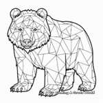 Wombat Mosaic Coloring Pages for Skilled Artists 3