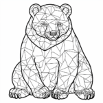 Wombat Mosaic Coloring Pages for Skilled Artists 4