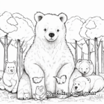 Wombats and Their Friends: Wombat with Other Animals Coloring Pages 3