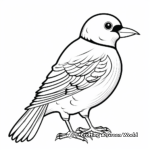 Woodpecker Winter Wonder Coloring Pages 3
