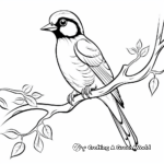 Woodpecker Winter Wonder Coloring Pages 4