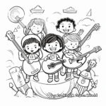 World Music Day Coloring Pages 1
