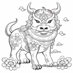 Year of the Ox: Chinese New Year Coloring Pages 1