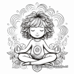 Yoga Poses and Symbols Coloring Pages 2