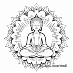 Zen Art Chakra Coloring Pages for Stress Relief 1