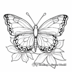 Zinnia Butterfly Garden Coloring Pages 2