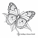Zinnia Butterfly Garden Coloring Pages 3