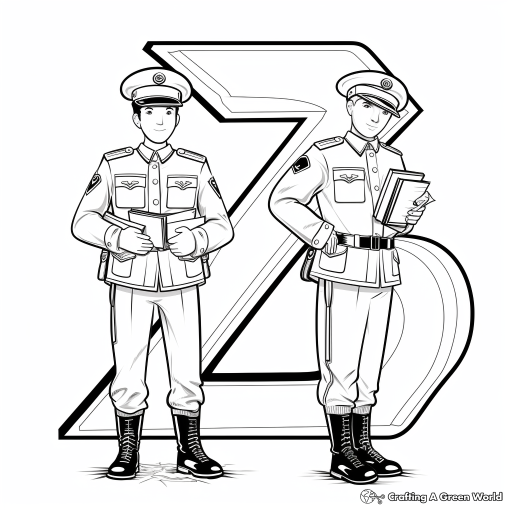 Zoo Keepers in Action Coloring Pages 4