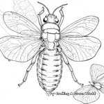 17-Year Cicada Life Cycle Coloring Pages 4
