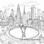 2023 World's Popular Landmarks Coloring Pages 2
