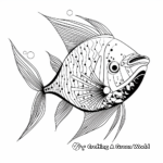 Abstract Angelfish Coloring Pages 2