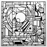 Abstract Art Mosaic Coloring Pages for Artists 4