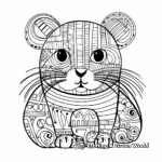 Abstract Art Mouse Coloring Pages for Artists 1