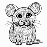 Abstract Art Mouse Coloring Pages for Artists 4