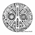 Abstract Art Peace Sign Coloring Pages 4