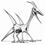 Abstract Art Quetzalcoatlus Coloring Pages 1