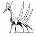 Abstract Art Quetzalcoatlus Coloring Pages 3
