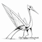 Abstract Art Quetzalcoatlus Coloring Pages 4