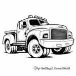 Abstract Art Tow Truck Coloring Pages 4