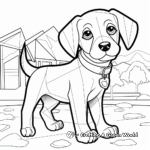 Abstract Beagle Coloring Pages for Artists 2