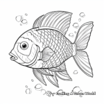 Abstract Bluegill Coloring Pages for Creatively 1