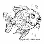 Abstract Bluegill Coloring Pages for Creatively 4