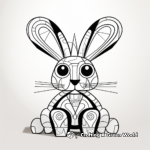 Abstract Bunny Coloring Pages for Artistic Minds 2