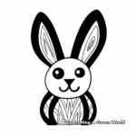 Abstract Bunny Coloring Pages for Artistic Minds 4