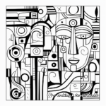Abstract Christian Art Coloring Pages for Adults 3