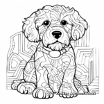Abstract Cockapoo Coloring Pages for Creativity 2