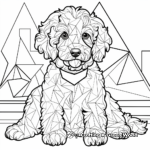 Abstract Cockapoo Coloring Pages for Creativity 3