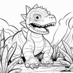 Abstract Dinosaur Coloring Pages for Artists 2