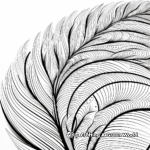 Abstract Feather Art Coloring Pages 1
