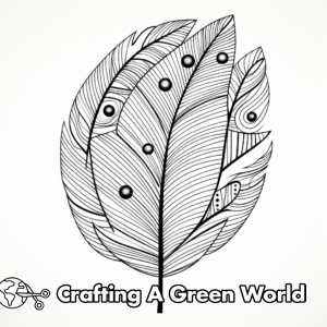 Feather Coloring Pages - Free &amp; Printable!
