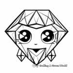 Abstract Geometric Diamond Coloring Pages 2