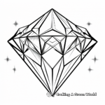 Abstract Geometric Diamond Coloring Pages 3