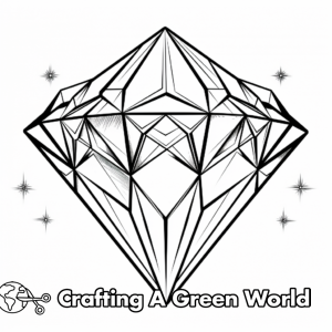 Diamond Coloring Pages - Free & Printable!
