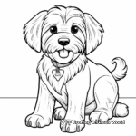 Abstract Havanese Coloring Pages for Artists 2