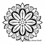 Abstract Mandala Coloring Pages for Beginners 1