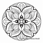 Abstract Mandala Coloring Pages for Beginners 2