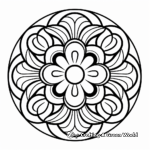 Abstract Mandala Coloring Pages for Beginners 3
