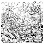 Abstract Ocean Life Coloring Pages 4
