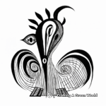 Abstract Skunk Art Coloring Pages 3