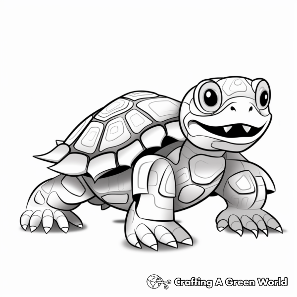 Snapping Turtle Coloring Pages - Free & Printable!