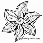 Abstract Starfish Coloring Pages for Artists 4
