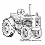 Abstract Tractor Coloring Pages for Artists 2