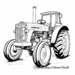 Abstract Tractor Coloring Pages for Artists 4
