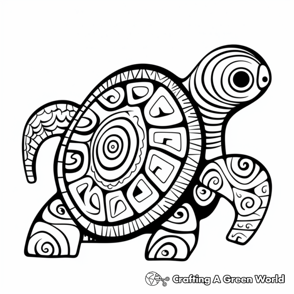 T Is For Turtle Coloring Pages - Free & Printable!