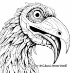 Abstract Vulture Coloring Pages for Artists 1